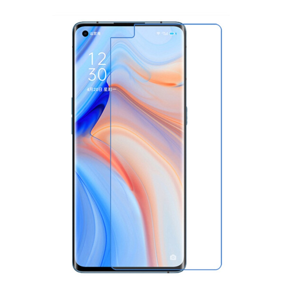 0.3mm Arc Edge Tempered Glass Screen Protector Anti-explosion for Oppo Reno4 5G-1