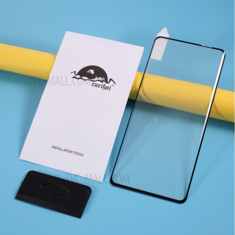 RURIHAI 0.26mm 3D Curved Full Glue Full Screen Tempered Glass Protection Guard Film for Huawei nova 7 Pro 5G-6