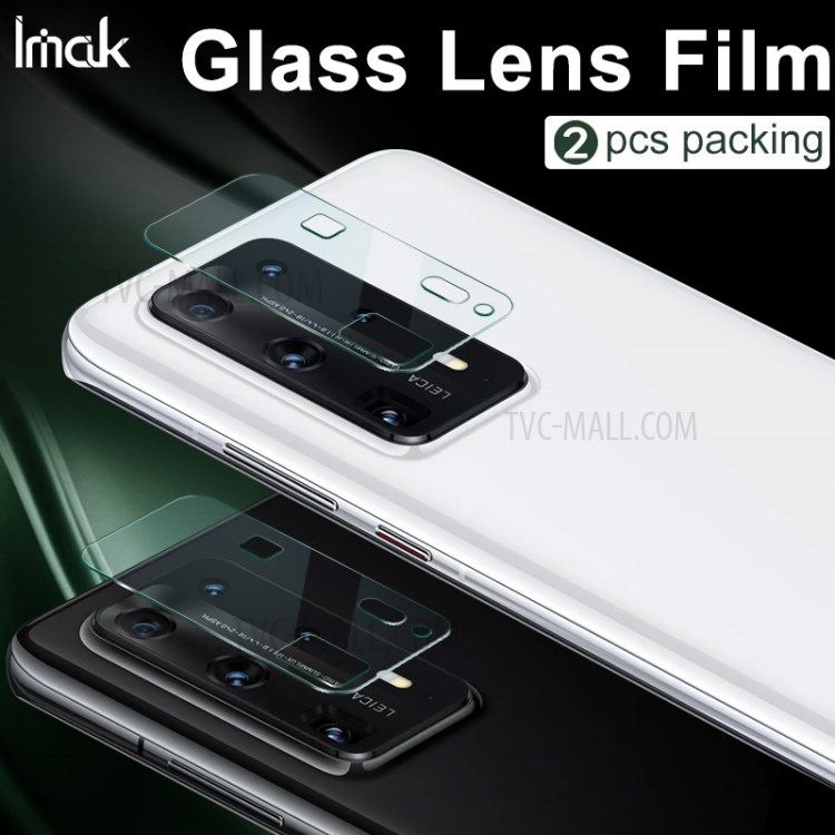 IMAK 2Pcs/Pack Ultra Clear Glass Lens Film for Huawei P40 Pro+-6