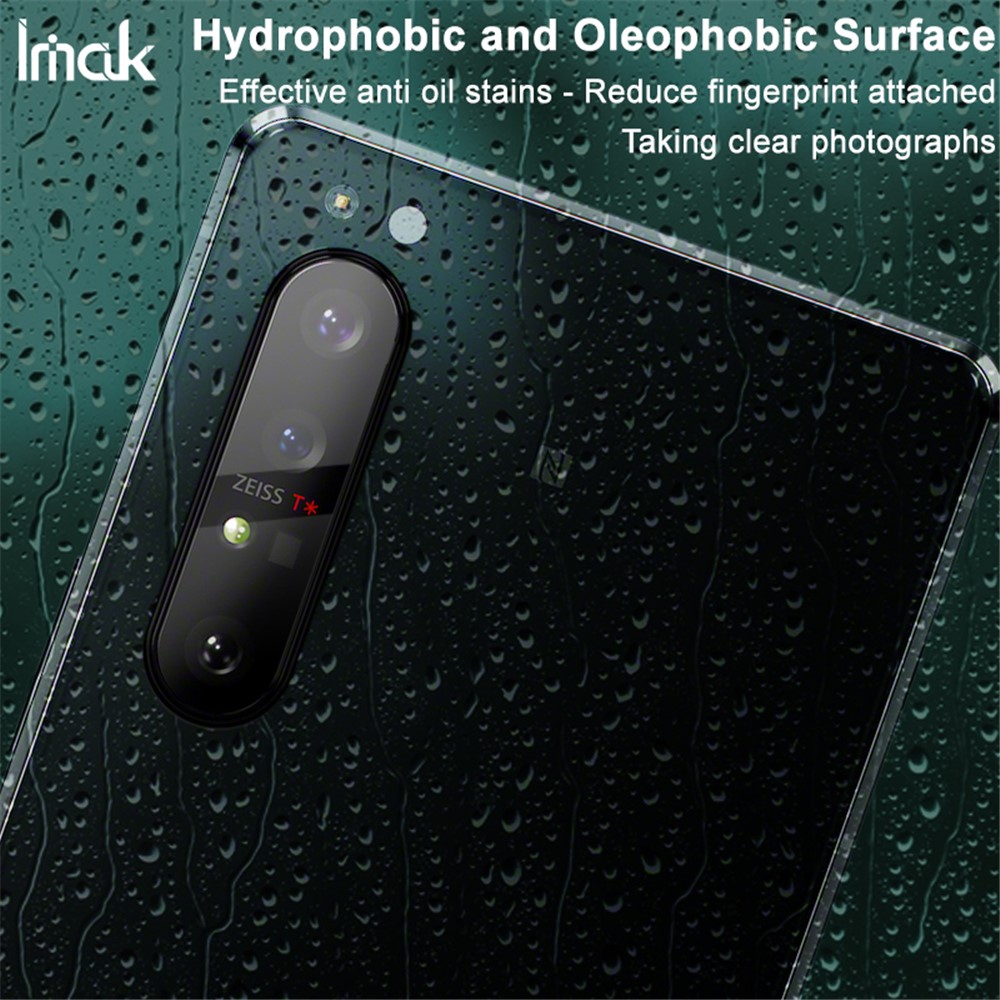 IMAK 2PCS Para Sony Xperia 1 II Resistente HD Filmes Protector Da Lente De Câmara De Vidro Temperado-9