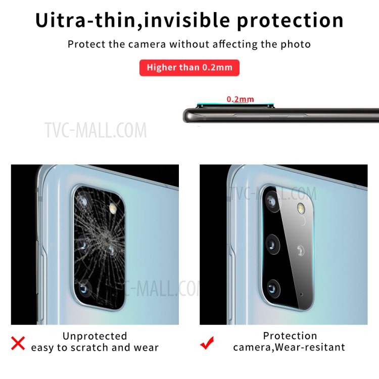 Tempered Glass Camera Screen Film for Samsung Galaxy S20 Plus-5