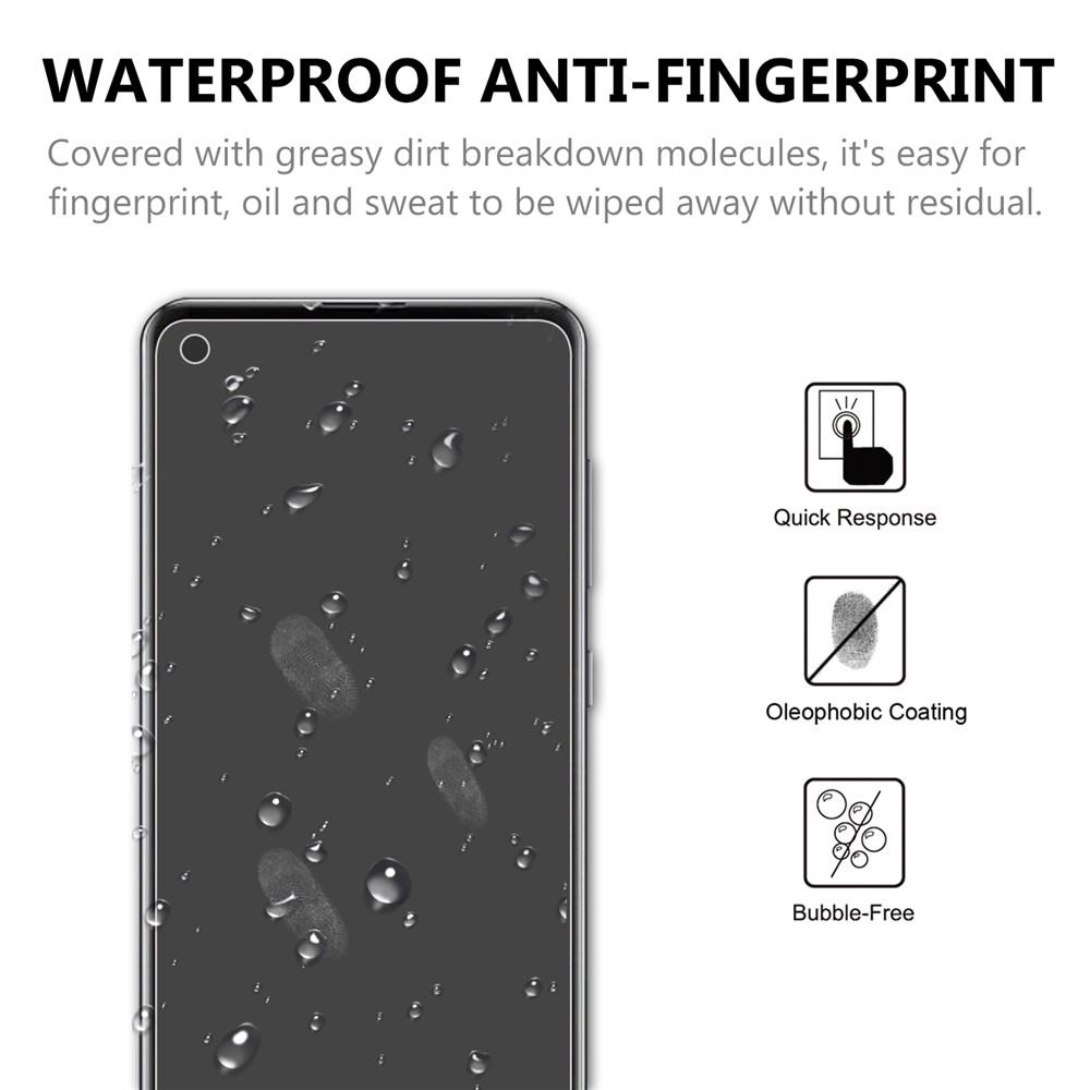 2.5D 9H Arc Edge Tempered Glass Film for Samsung Galaxy A21s-4