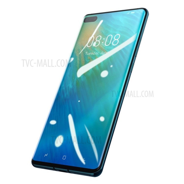 2pcs BASUES 0,15 Milímetros De Espessura Suave Filme Protetor De Tela Curvada Completo Para Pro P40 Huawei-10