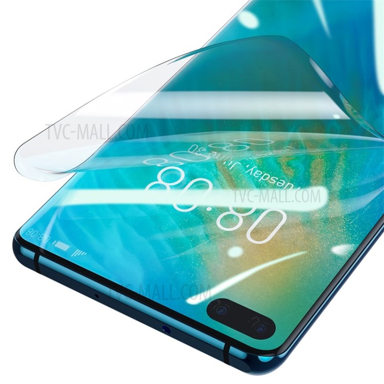 2pcs BASUES 0,15 Milímetros De Espessura Suave Filme Protetor De Tela Curvada Completo Para Pro P40 Huawei-11