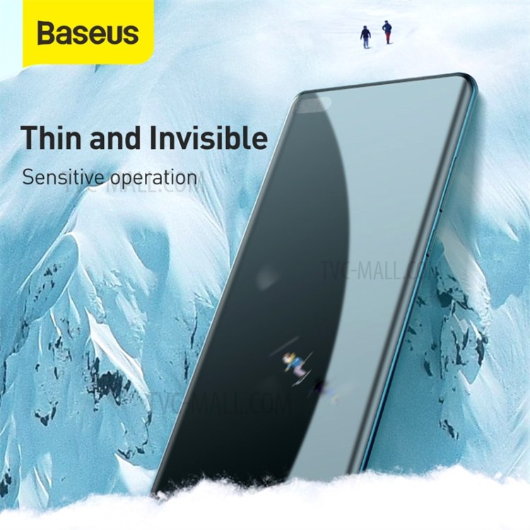 2pcs BASUES 0,15 Milímetros De Espessura Suave Filme Protetor De Tela Curvada Completo Para Pro P40 Huawei-5