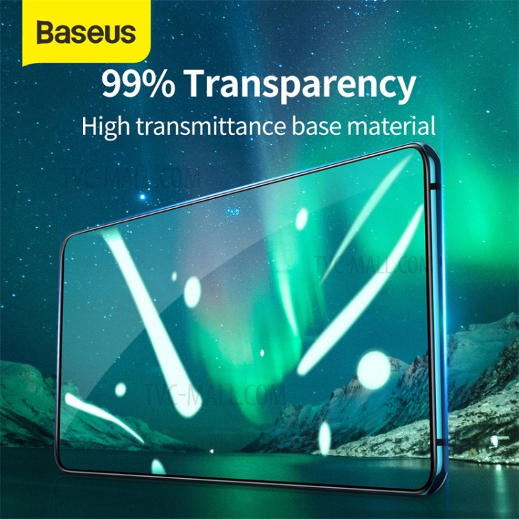 2pcs BASUES 0,15 Milímetros De Espessura Suave Filme Protetor De Tela Curvada Completo Para Pro P40 Huawei-6