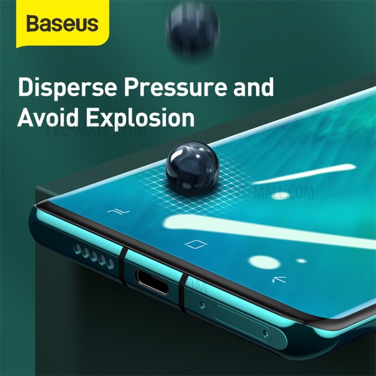 2pcs BASUES 0,15 Milímetros De Espessura Suave Filme Protetor De Tela Curvada Completo Para Pro P40 Huawei-7