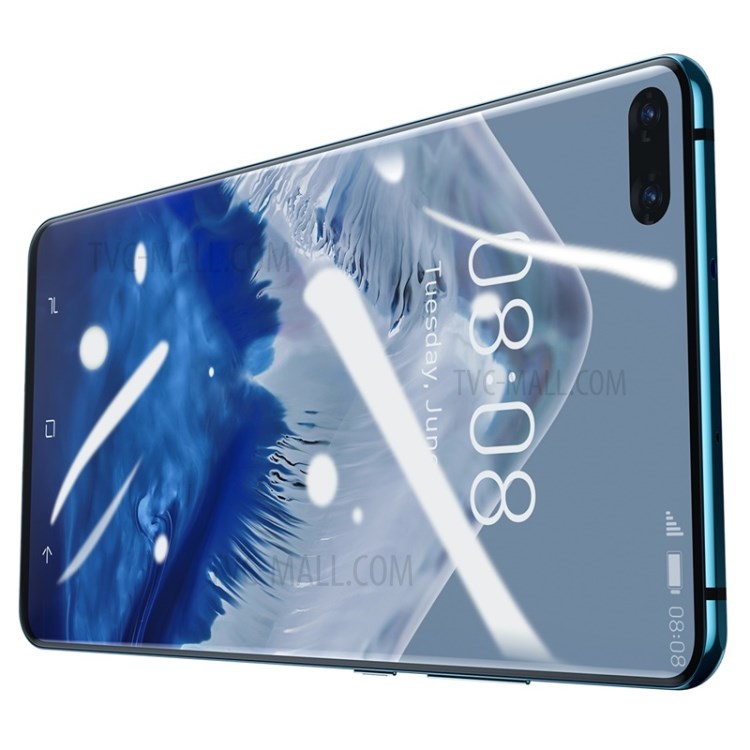 2pcs BASUES 0.15mm Mince Souple Plein Film Protecteur De L'écran Incurvé Pour Huawei P40 + Pro-10