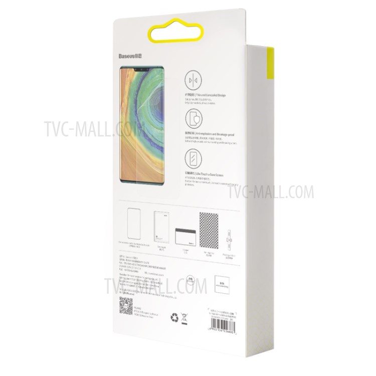 2Pcs BASUES 0.15mm Thickness Clear Soft Full Curved Screen Film for Huawei Mate 30 Pro-15