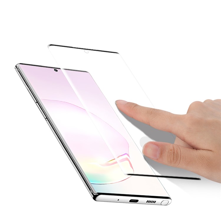 AMORUS Full Coverage 3D Curved Tempered Glass Screen Protector for Samsung Galaxy Note20 Ultra/Note20 Ultra 5G-2