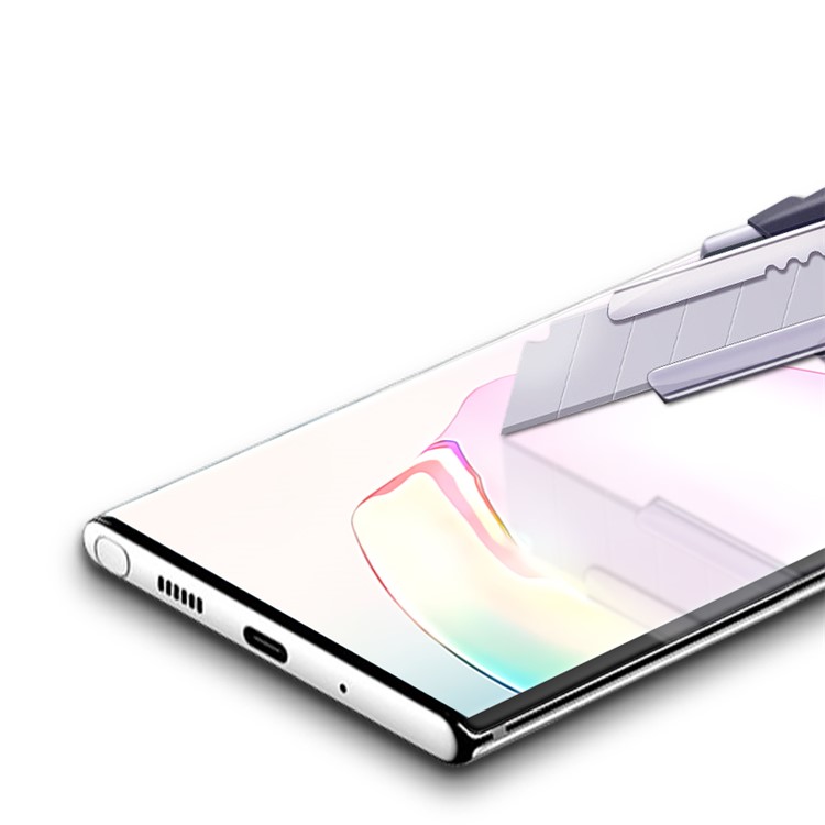 AMORUS Full Coverage 3D Curved Tempered Glass Screen Protector for Samsung Galaxy Note20 Ultra/Note20 Ultra 5G-5