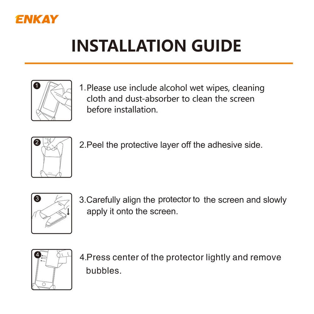 Enkay 0.26mm 9H 3D Curvo Glue Full Vetro Temperato Film A Schermo Intero Per OnePlus 7t Pro / 7 Pro