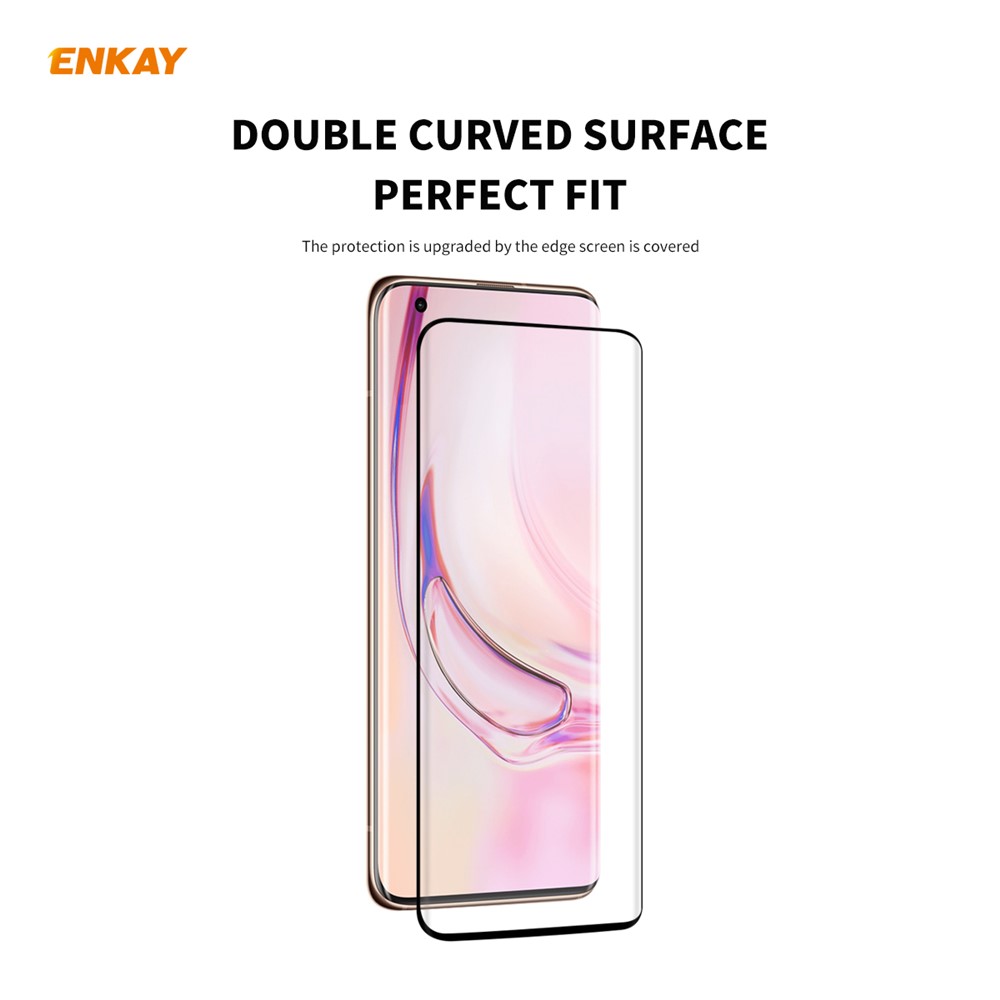 ENKAY 0.26mm 9H 3D Curved Full Glue Tempered Glass Full Screen Film for Xiaomi Mi 10/Mi 10 Pro-3