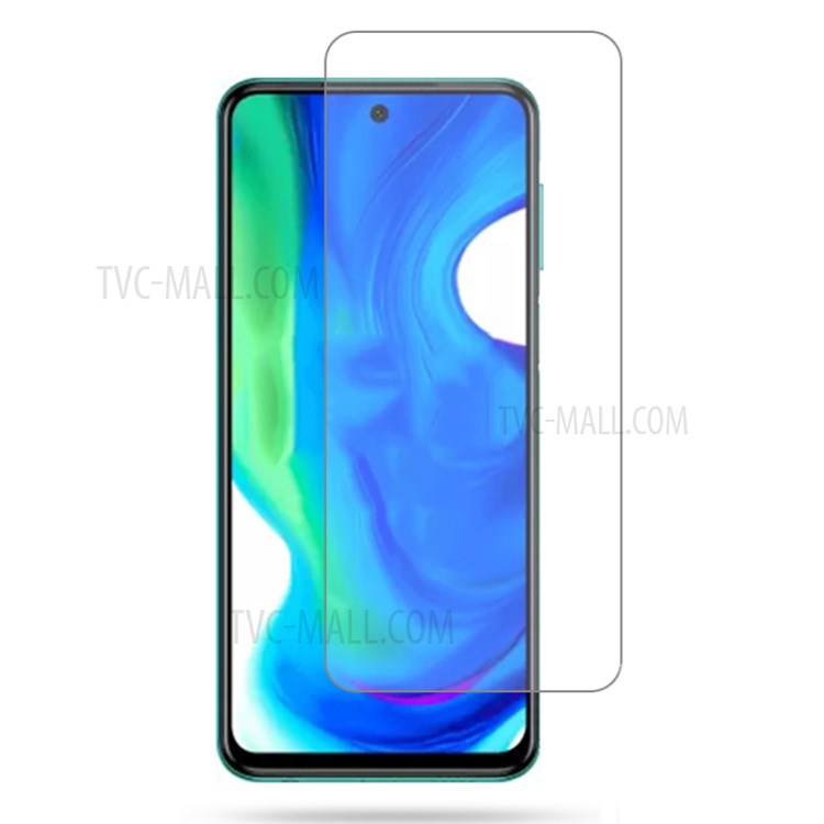 For Xiaomi Poco M2 Pro 0.3mm Clear Tempered Glass Screen Protector Film Anti-explosion Arc Edge-1