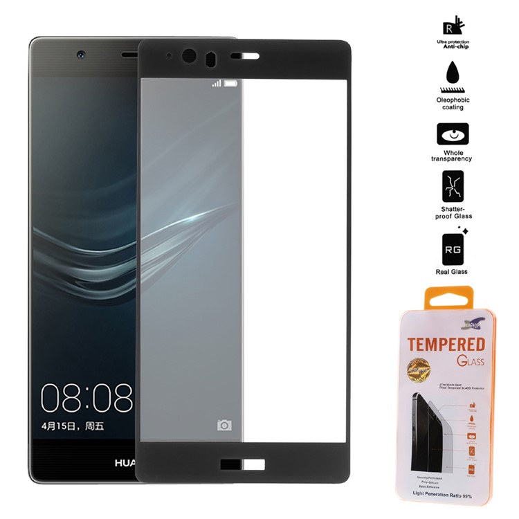 

Защитное Покрытие Для Защитного Стекла Для Полного Покрытия Huawei P9 Plus - Черный