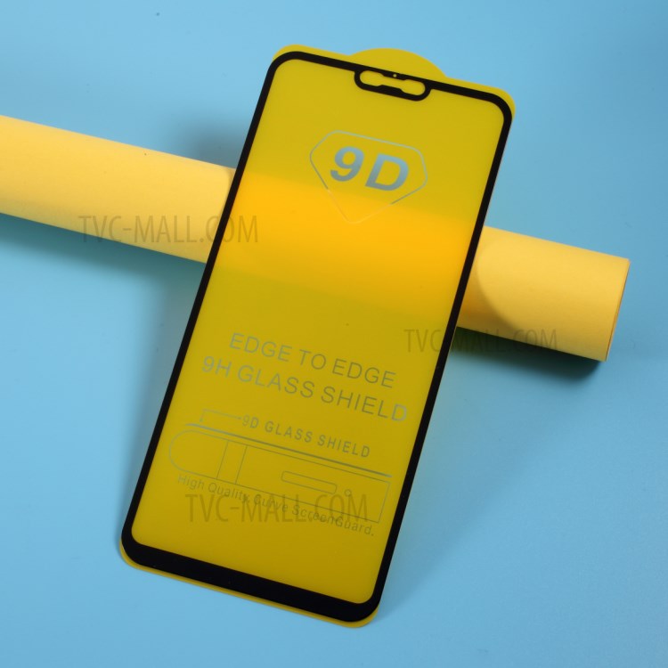 Film Anti-explosion Complète Revêtement 9D Trempé Protection D'écran En Verre Pour OPPO F7-3