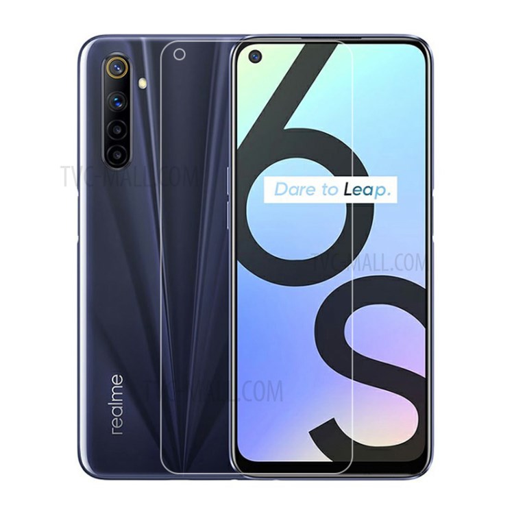 0.3mm Tempered Glass Screen Protective Film Arc Edge for Realme 6S-1