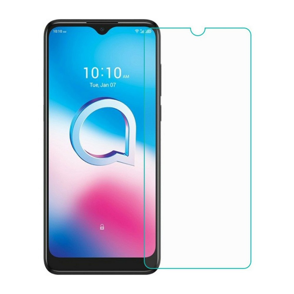 0.3mm Tempered Glass Screen Protection Film Arc Edge for Alcatel 3L (2020)-1