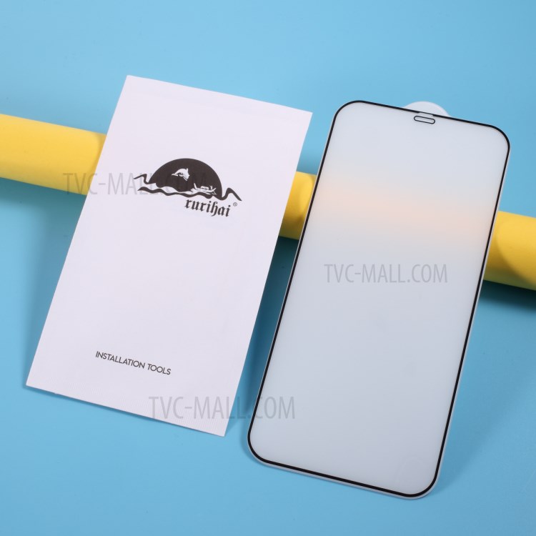RURIHAI Extrem Klarer 2.5D Volle Abdeckung Aus Gehärtetem Glas Schirmfilmschutz Für Iphone 12 Pro Max 6.7 Zoll-7