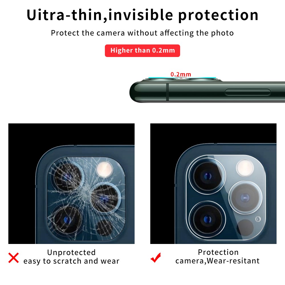 Tempered Glass Camera Screen Protector Film for iPhone 12 Pro Max 6.7 inch-6