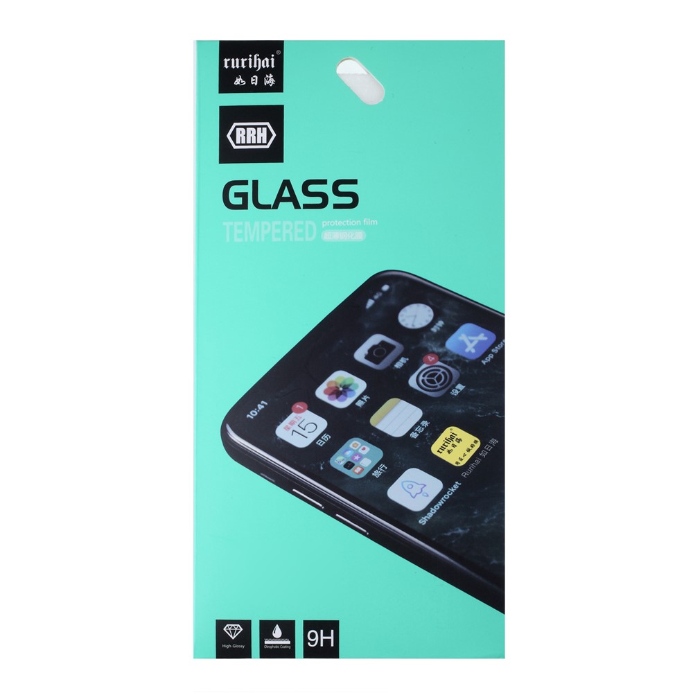 RURIHAI 2.5D Solide Défense Protection D'écran En Verre Trempé Film De Couverture Complète Pour OnePlus Nord-7