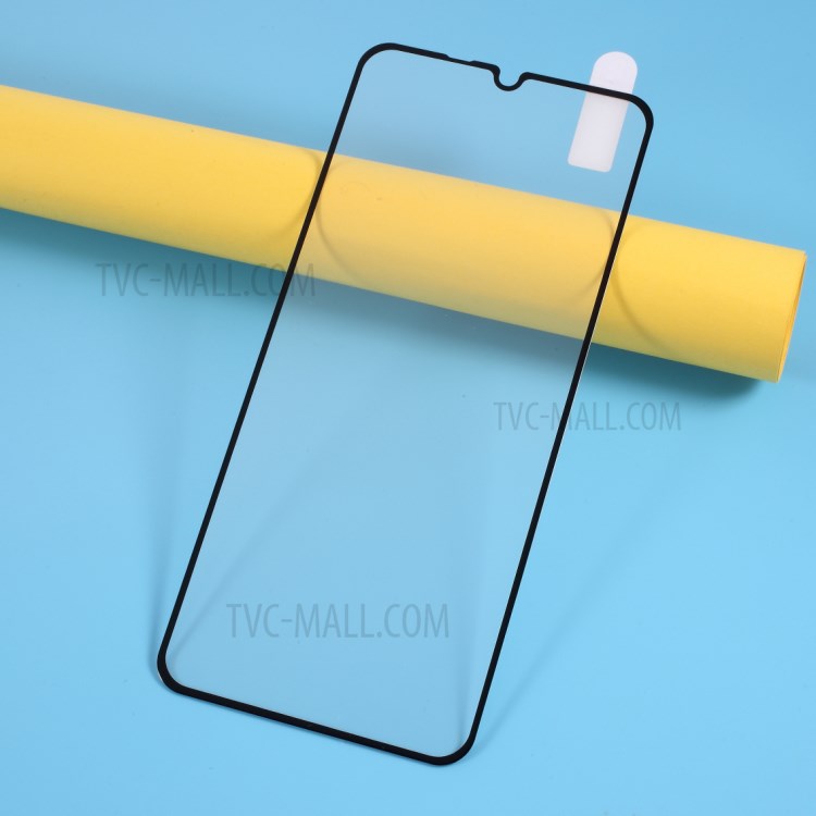 Soie Impression En Taille Pellicule Trempé Protection D'écran En Verre (colle Plein) Pour Huawei Y8p-1