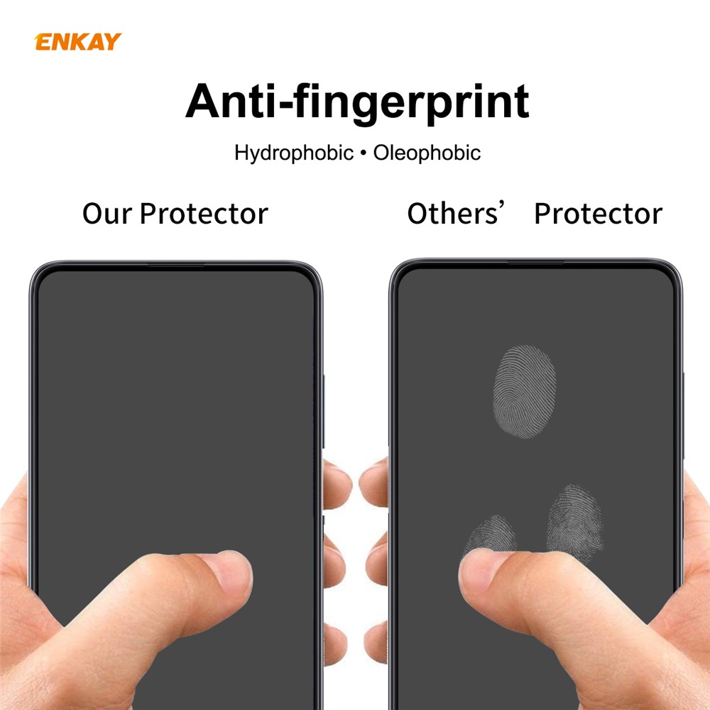 ENKAY Full Glue Full Size 0.26mm 9H 2.5D Tempered Glass Screen Protector for Xiaomi Redmi Note 9S/Redmi Note 9 Pro/Redmi Note 9 Pro Max-4