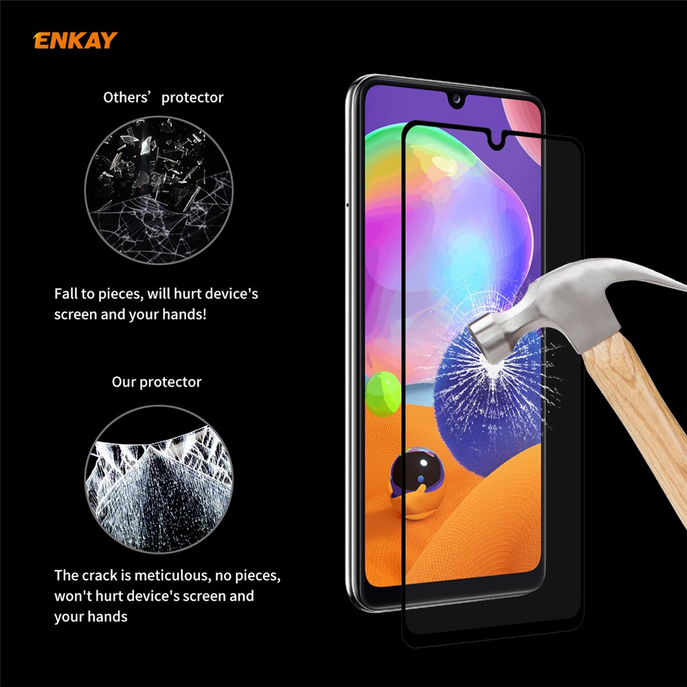 Hut-Prinz 0.26mm 9h 2.5d Gehärteter Glas-Display-Beschützer Für Samsung Galaxy A31-7