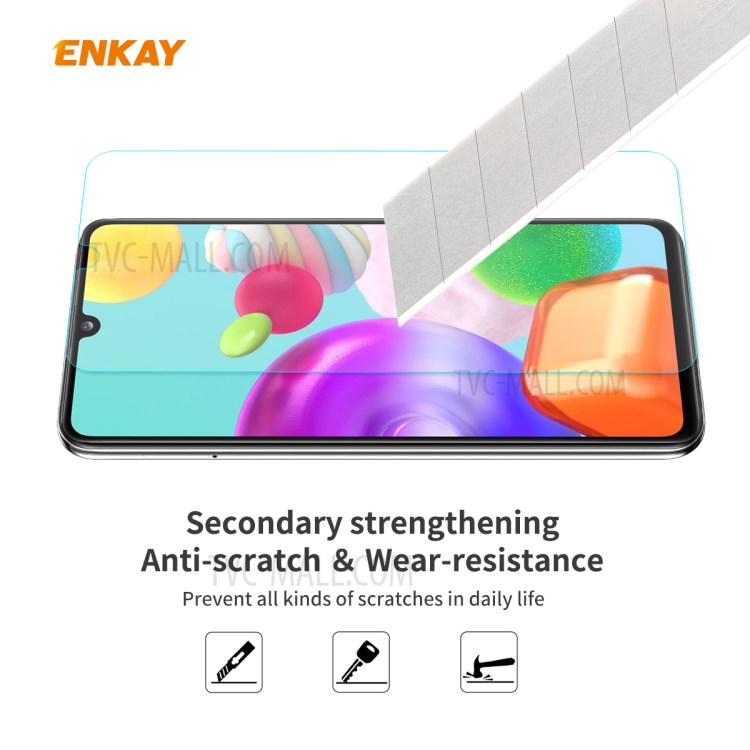 HAT PRINCE 0.26mm 9H 2.5D Tempered Glass Screen Protector for Samsung Galaxy A41 (Global Version)-5