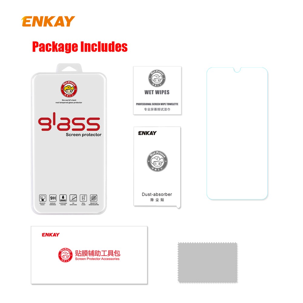 ENKAY HAT PRINCE 0.26mm 9H 2.5D Tempered Glass Screen Protector for Samsung Galaxy M31 / Galaxy M21-7