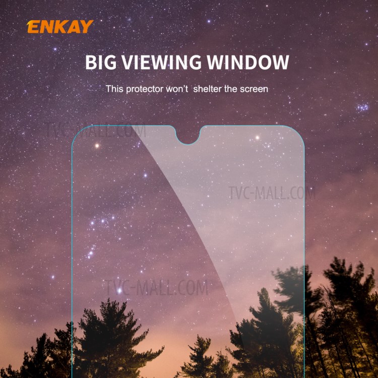 HAT PRINCE 0.26mm 9H 2.5D Tempered Glass Screen Protector Film for Huawei Y6p-2