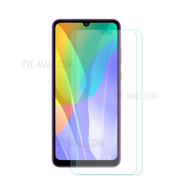 HAT PRINCE 2pcs / Set 0.26mm 9H 2.5D Temperierten Schutzfolie Glasscheibe Für Huawei Y6p-1