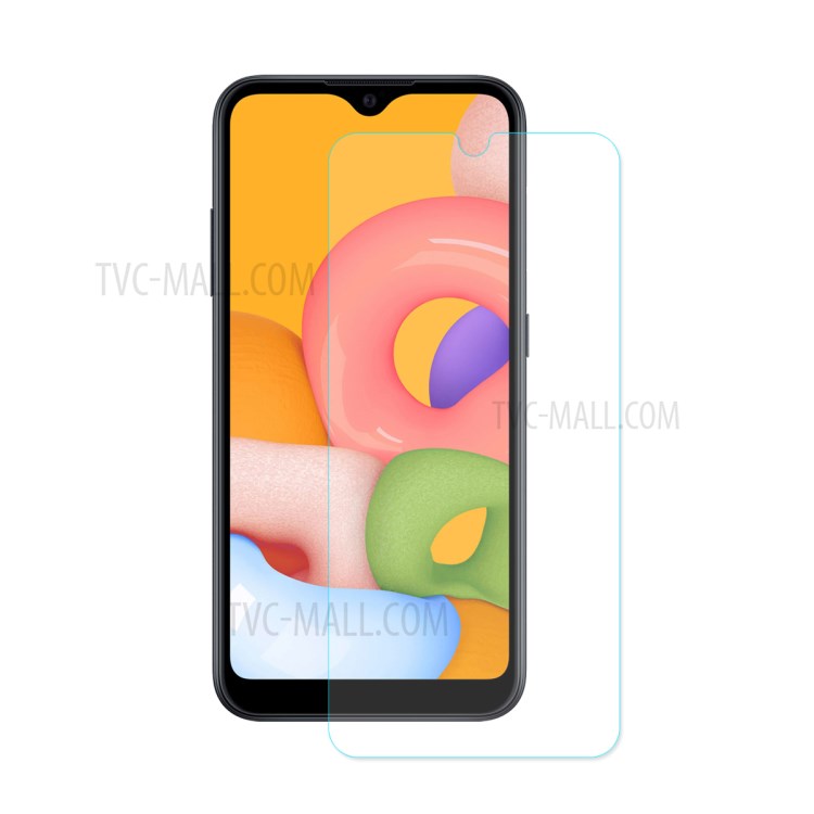 ENKAY 9H 0.26mm 2.5D Дуги Кромки Закаленное Стекло Экрана Защитная Пленка Для Samsung Galaxy A01-1
