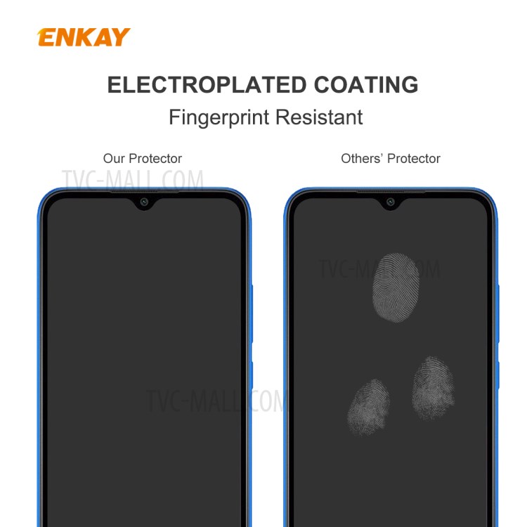 ENKAY 0.26mm 9H 2.5D Arc Edge Tempered Glass Screen Guard Film for Samsung Galaxy A10s-3