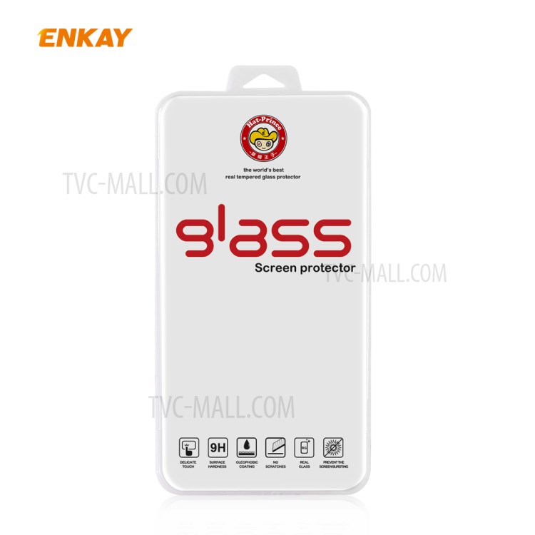 ENKAY 0.26mm 9H 2.5D Arc Edge Tempered Glass Screen Guard Film for Samsung Galaxy A10s-9