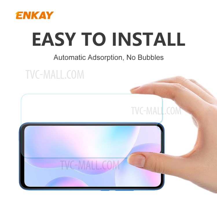 HAT PRINCE 0.26mm 9H 2.5D Tempered Glass Screen Film for Xiaomi Redmi 10X 5G/Redmi 9/Mi 10 Lite 5G-6