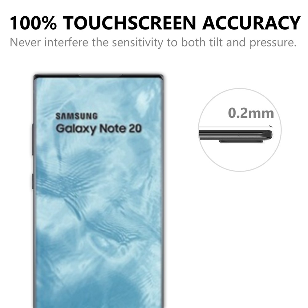 Ultra Clear 3D Tempered Glass Full Screen Guard Film for Samsung Galaxy Note 20/Note 20 5G-6