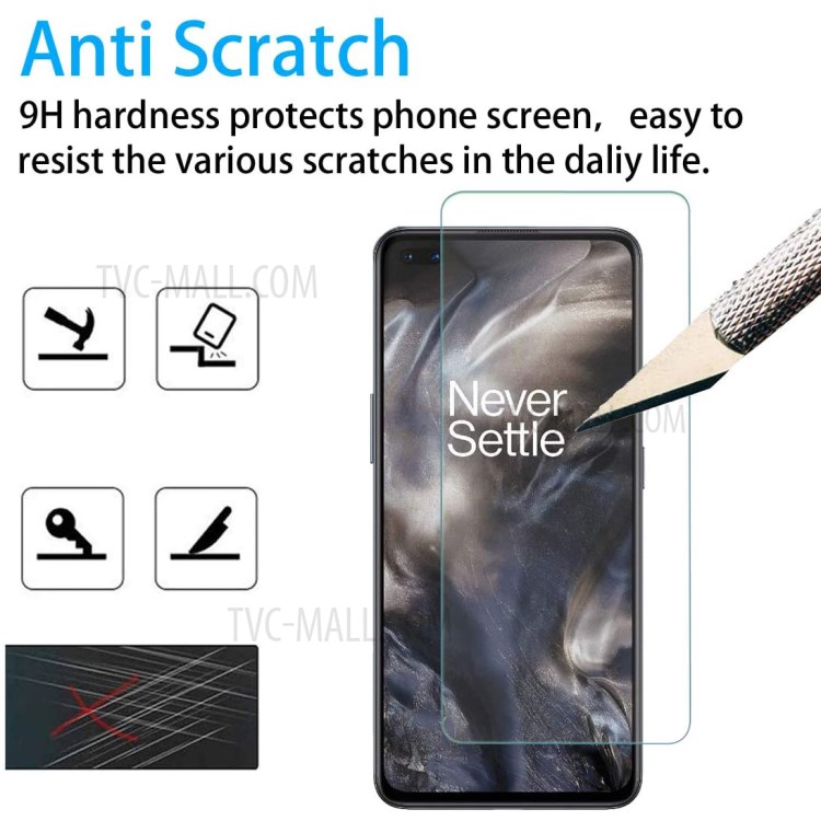 2.5D 9H Arc Edge Tempered Glass Screen Protector Film for OnePlus Nord-3