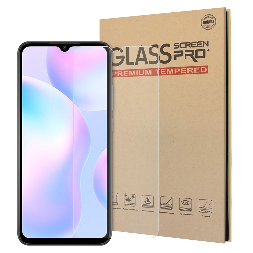 2.5D Arc Edge 9H Tempered Glass Screen Protector Film for Xiaomi Redmi 9A-1