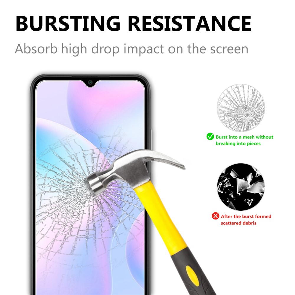 2.5D Arc Edge 9H Tempered Glass Screen Protector Film for Xiaomi Redmi 9A-2