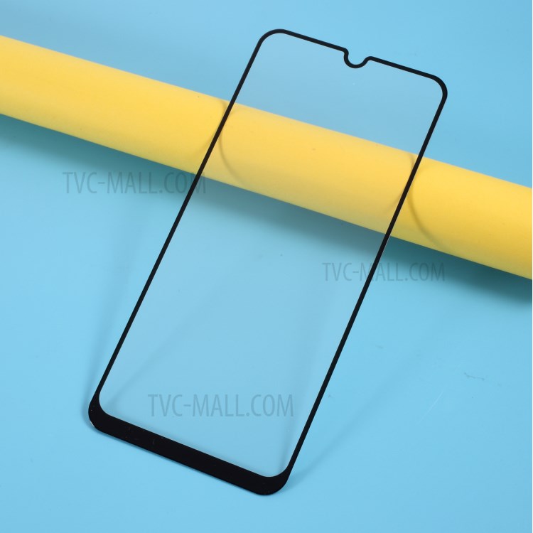 RURIHAI 0.26mm 2.5D Curved Tempered Glass Full Size Screen Protector for Samsung Galaxy M51 - Black-1