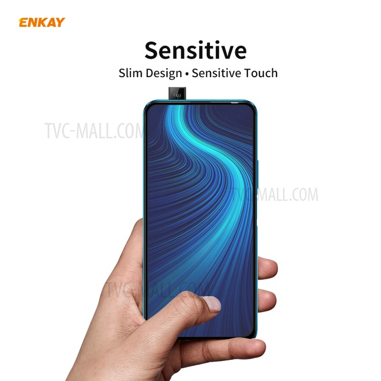 HAT PRINCE 2Pcs/Set Full Glue Full Size 0.26mm 9H 2.5D Tempered Glass Screen Protector for Honor X10 5G-4