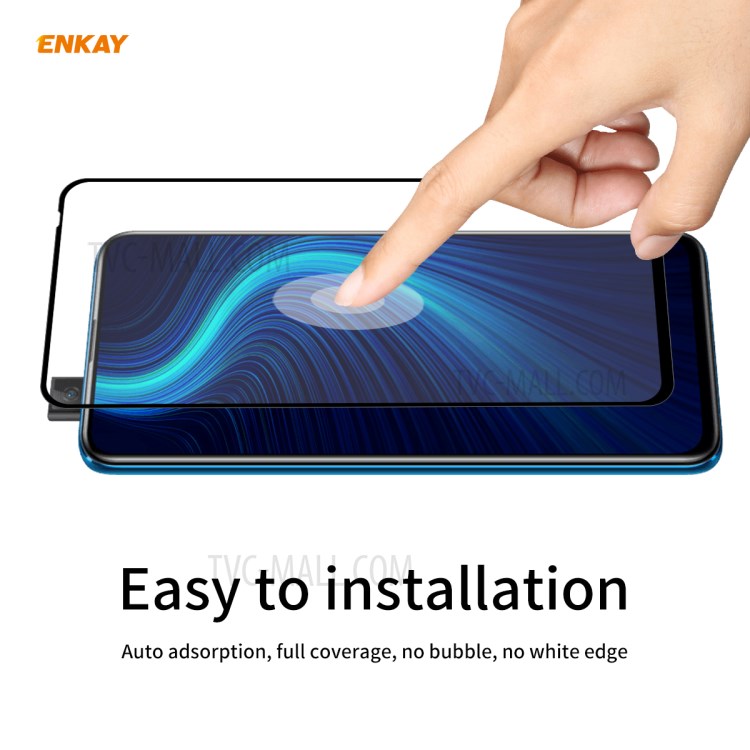 HAT PRINCE 2Pcs/Set Full Glue Full Size 0.26mm 9H 2.5D Tempered Glass Screen Protector for Honor X10 5G-7