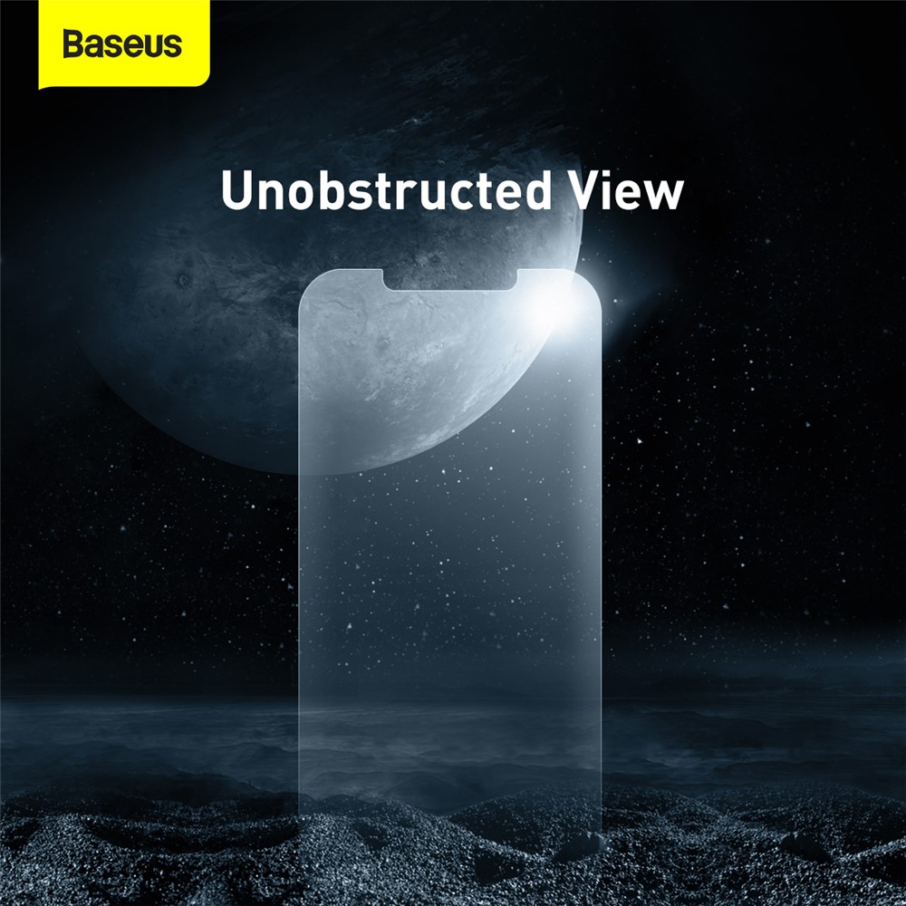 BASEUS 2 PCS 0.25mm Matte Full Screen Cover Tempered Glass Films for iPhone 12 5.4 inch-10