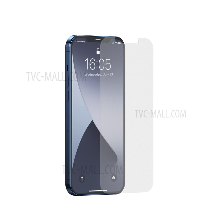 BASEUS 2 PCS 0.25mm Matte Full Screen Cover Tempered Glass Films for iPhone 12 Max/12 Pro 6.1 inch-11