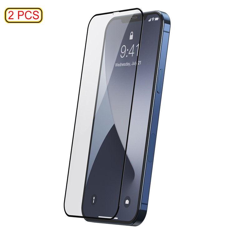 BASEUS 2PCS/Set 0.25mm Full Coverage Tempered Glass Screen Protector for iPhone 12 5.4 inch-1