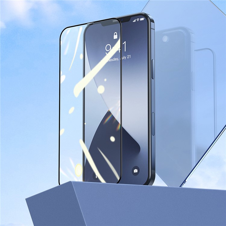 BASEUS 2PCS/Set 0.25mm Full Coverage Tempered Glass Screen Protector for iPhone 12 5.4 inch-9