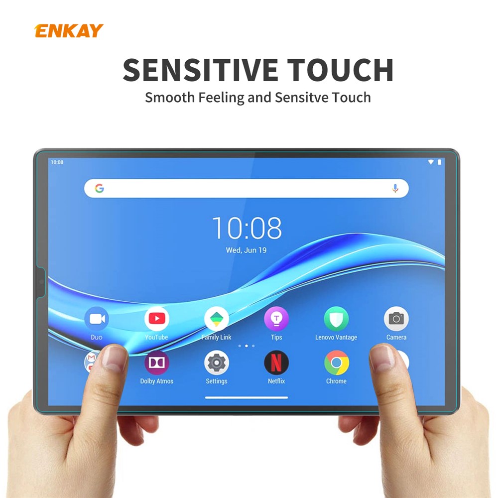 ENKAY 0.33mm 9H 2.5D Arc Edge Tempered Glass Screen Film for Lenovo Tab M10 Plus 10.3 inch-4