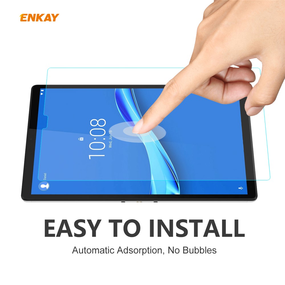 ENKAY 0.33mm 9H 2.5D Arc Edge Tempered Glass Screen Film for Lenovo Tab M10 Plus 10.3 inch-6