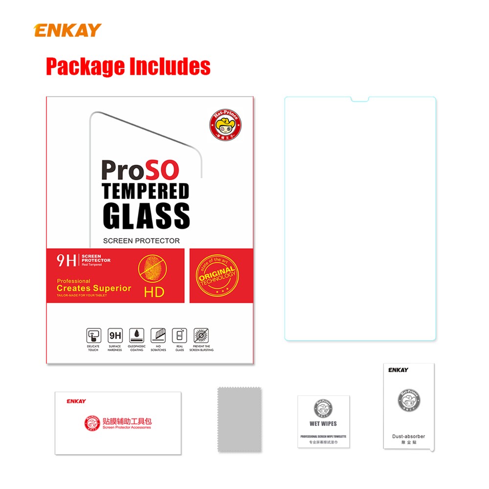 ENKAY 0.33mm 9H 2.5D Arc Edge Tempered Glass Screen Film for Lenovo Tab M10 Plus 10.3 inch-7